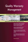 Quality Warranty Management a Complete Guide - 2019 Edition - Book