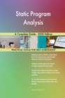 Static Program Analysis A Complete Guide - 2020 Edition - Book