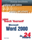 Sams Teach Yourself Microsoft Word 2000 in 24 Hours - Book
