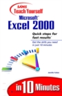 Sams Teach Yourself Microsoft Excel 2000 in 10 Minutes - Book