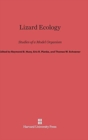 Lizard Ecology : Studies of a Model Organism - Book
