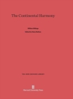The Continental Harmony - Book