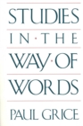 Studies in the Way of Words - eBook