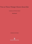 Two or Three Things I Know About Her : Analysis of a Film by Godard - Book