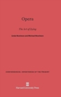 Opera : The Art of Dying - Book