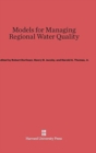 Models for Managing Regional Water Quality - Book