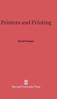 Printers and Printing - Book