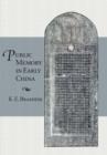 Public Memory in Early China - Book