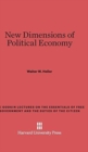 New Dimensions of Political Economy - Book