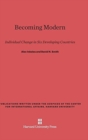Becoming Modern : Individual Change in Six Developing Countries - Book