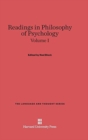 Readings in Philosophy of Psychology, Volume I - Book