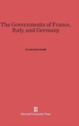 The Governments of France, Italy, and Germany - Book