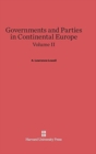 Governments and Parties in Continental Europe, Volume II - Book
