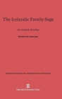 The Icelandic Family Saga : An Analytic Reading - Book