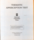 Thematic Apperception Test - Book