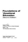 Foundations of Vocational Education - Book