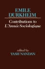 Contributions to L'Annee Sociologique - Book