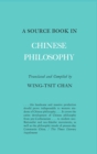 A Source Book in Chinese Philosophy - Book