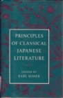 Principles of Classical Japanese Literature - Book