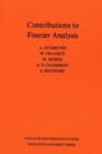 Contributions to Fourier Analysis. (AM-25) - Book