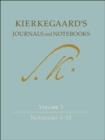Kierkegaard's Journals and Notebooks, Volume 3 : Notebooks 1-15 - Book