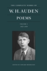 The Complete Works of W. H. Auden: Poems, Volume I : 1927-1939 - Book