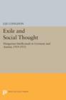 Exile and Social Thought : Hungarian Intellectuals in Germany and Austria, 1919-1933 - Book