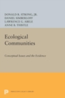 Ecological Communities : Conceptual Issues and the Evidence - Book