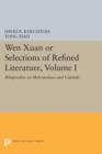 Wen Xuan or Selections of Refined Literature, Volume I : Rhapsodies on Metropolises and Capitals - Book
