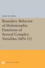 Boundary Behavior of Holomorphic Functions of Several Complex Variables. (MN-11) - Book