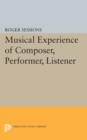 Musical Experience of Composer, Performer, Listener - Book
