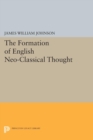 Formation of English Neo-Classical Thought - Book