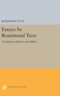 Essays by Rosemond Tuve : On Spenser, Herbert and Milton - Book