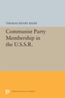 Communist Party Membership in the U.S.S.R. - Book