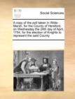 A Copy of the Poll Taken in Wide-Marsh, for the County of Hereford, on Wednesday the 24th Day of April, 1754, for the Election of Knights to Represent the Said County - Book