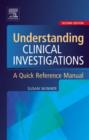 Understanding Clinical Investigations : A Quick Reference Manual - Book