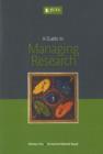 A Guide to Managing Research - Book