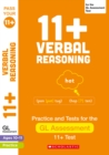 11+ Verbal Reasoning Practice and Test for the GL Assessment Ages 10-11 - Book