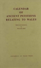 Calendar of Ancient Petitions Relating to Wales - Book