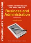 Check Your English Vocabulary for Business and Administration : All you need to improve your vocabulary - Book