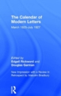 Calendar Modern Letts 4v Cb : Cal of Modern Letters - Book