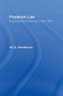 Friedrich List : Economist and Visionary 1789-1846 - Book