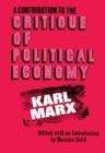 A Contribution to the Critique of Political Economy - Book