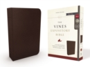 The NKJV, Vines Expository Bible, Leathersoft, Brown, Comfort Print : A Guided Journey Through the Scriptures with Pastor Jerry Vines - Book