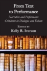 From Text to Performance : Narrative and Performance Criticisms in Dialogue and Debate - eBook