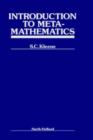Introduction to Metamathematics - Book