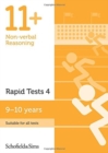 11+ Non-verbal Reasoning Rapid Tests Book 4: Year 5, Ages 9-10 - Book