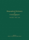 Biographical Dictionary of Civil Engineers in Great Britain and Ireland - Volume 3 : 1890-1920 - Book