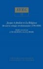 Jacques le fataliste et La Religieuse devant la critique revolutionnaire (1796-1800) : Textes recueillis et presentes par J. Th. de Booy et Alan J. Freer - Book