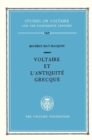 Voltaire et l'antiquite grecque - Book